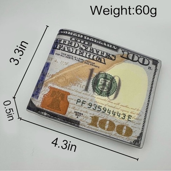 Novelty 100 Dollar Bill Wallet NWT - Picture 2 of 5